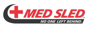 + MED SLED NO ONE LEFT BEHIND logo