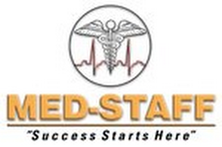 MED-STAFF "SUCCESS STARTS HERE" logo
