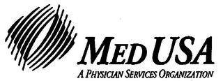MED USA A PHYSICIAN SERVICES ORGANIZATION logo