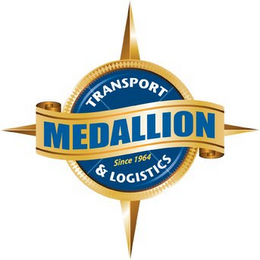 MEDALLION TRANSPORT & LOGISTICS SINCE 1964 logo