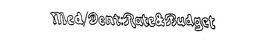 MED/DENT:RATE&BUDGET logo
