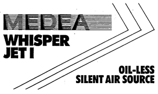 MEDEA WHISPER JET I OIL-LESS SILENT AIR SOURCE logo
