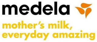 MEDELA MOTHER'S MILK, EVERYDAY AMAZING logo