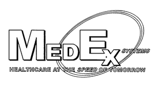 MEDEX SYSTEMS HEALTHCARE AT THE SPEED OF TOMORROW logo