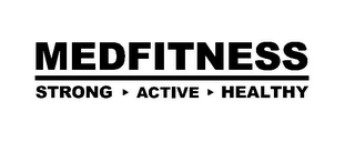 MEDFITNESS STRONG ACTIVE HEALTHY logo