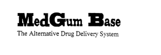 MEDGUM BASE THE ALTERNATIVE DRUG DELIVERY SYSTEM logo