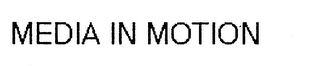 MEDIA IN MOTION logo