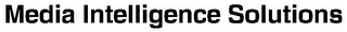 MEDIA INTELLIGENCE SOLUTIONS logo