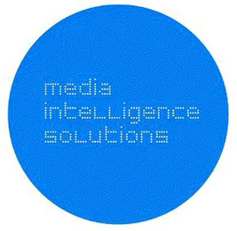MEDIA INTELLIGENCE SOLUTIONS logo