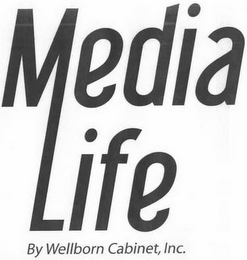 MEDIA LIFE BY WELLBORN CABINET, INC. logo