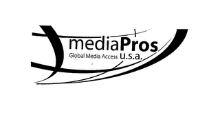 MEDIA PROS GLOBAL MEDIA ACCESS U.S.A. logo