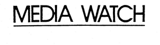 MEDIA WATCH logo