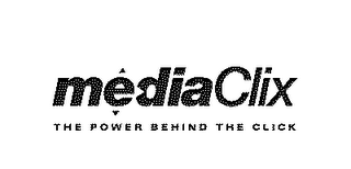 MEDIACLIX THE POWER BEHIND THE CLICK logo