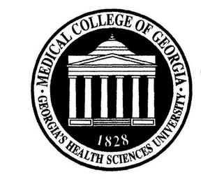 MEDICAL COLLEGE OF GEORGIA · GEORGIA'S HEALTH SCIENCES UNIVERSITY · 1828 logo