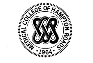 MEDICAL COLLEGE OF HAMPTON ROADS 1964 logo