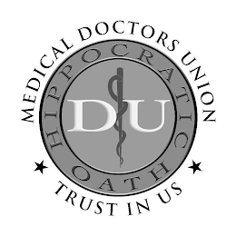 MEDICAL DOCTORS UNION TRUST IN US HIPOCRATIC OATH DU logo