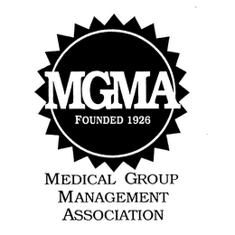MEDICAL GROUP MANAGEMENT ASSOCIATION MGMA FOUNDED 1926 logo