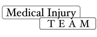 MEDICAL INJURY TEAM logo