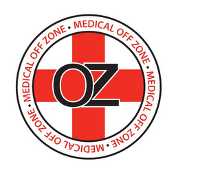 MEDICAL OFF ZONE · MEDICAL OFF ZONE · MEDICAL OFF ZONE · MEDICAL OFF ZONE OZ logo