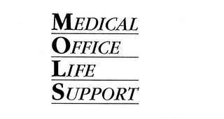 MEDICAL OFFICE LIFE SUPPORT logo