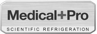 MEDICAL + PRO SCIENTIFIC REFRIGERATION logo