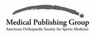 MEDICAL PUBLISHING GROUP AMERICAN ORTHOPAEDIC SOCIETY FOR SPORTS MEDICINE logo