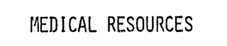 MEDICAL RESOURCES logo