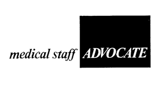 MEDICAL STAFF ADVOCATE logo