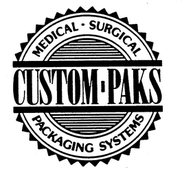 MEDICAL-SURGICAL CUSTOM-PAKS PACKAGING SYSTEMS logo
