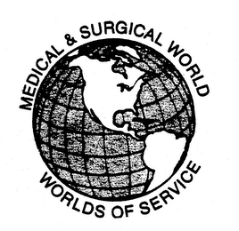 MEDICAL & SURGICAL WORLD WORLDS OF SERVICE logo
