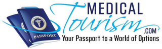 MEDICAL TOURISM .COM YOUR PASSPORT TO A WORLD OF OPTIONS MEDICAL TOURISM ASSOCIATION PASSPORT logo