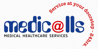 MEDICALLS SERVICE AT YOUR DOORSTEP-24 HRS. MEDICAL HEALTHCARE SERVICES logo