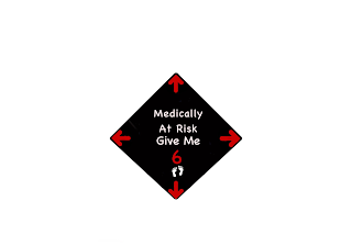 MEDICALLY AT RISK GIVE ME 6 logo