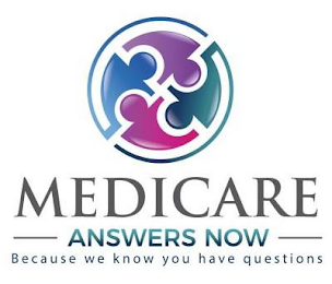 MEDICARE ANSWERS NOW BECAUSE WE KNOW YOU HAVE QUESTIONS logo