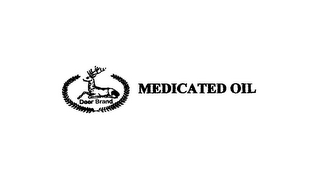 MEDICATED OIL DEER BRAND logo