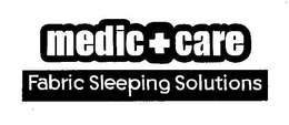 MEDIC+CARE FABRIC SLEEPING SOLUTIONS logo