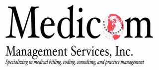 MEDICOM MANAGEMENT SERVICES, INC. SPECIALIZING IN MEDICAL BILLING, CODING, CONSULTING, AND PRACTICE MANAGEMENT logo