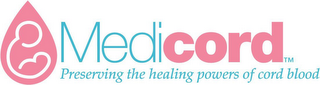 MEDICORD PRESERVING THE HEALING POWERS OF CORD BLOOD logo