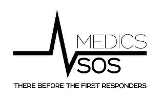 MEDICS SOS THERE BEFORE THE FIRST RESPONDERS logo