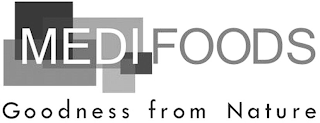 MEDIFOODS GOODNESS FROM NATURE logo