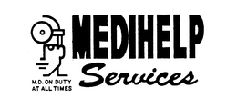 MEDIHELP SERVICES M.D. ON DUTY AT ALL TIMES logo