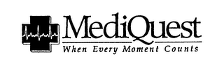 MEDIQUEST WHEN EVERY MOMENT COUNTS logo