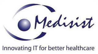 MEDISIST INNOVATING IT FOR BETTER HEALTHCARE logo