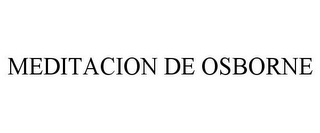 MEDITACION DE OSBORNE logo