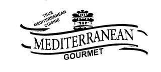 MEDITERRANEAN GOURMET TRUE MEDITERRANEAN CUISINE logo