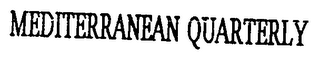 MEDITERRANEAN QUARTERLY logo