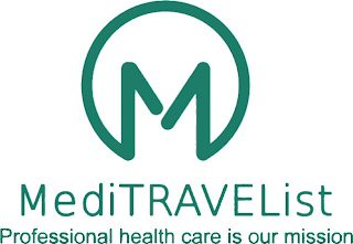 MEDITRAVELIST PROFESSIONAL HEALTH CARE IS OUR MISSION logo