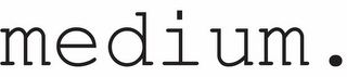 MEDIUM. logo