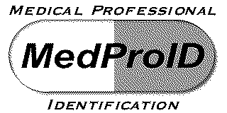 MEDPROID MEDICAL PROFESSIONAL IDENTIFICATION logo