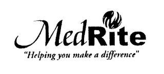 MEDRITE "HELPING YOU MAKE A DIFFERENCE" logo
